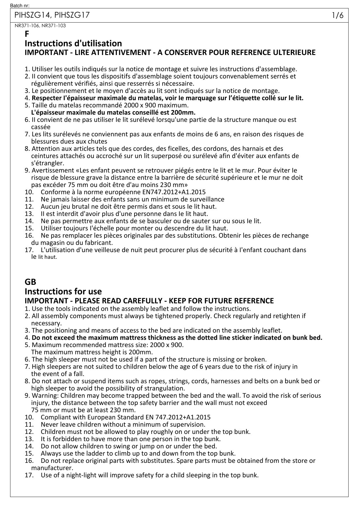 CAMA LOFT PINO Cinza