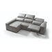 Chaise longue relaxe elétrico BALTIA Chaise longue relaxe elétrico BALTIA Cinza Claro