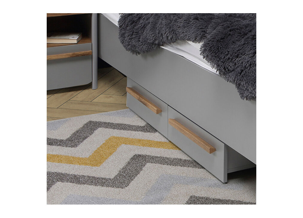 Gavetão com rodas SURFINO cor cinza