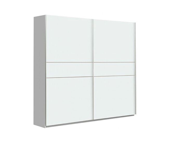 Roupeiro nevada portas deslizantes 220x209cm branco - conforama