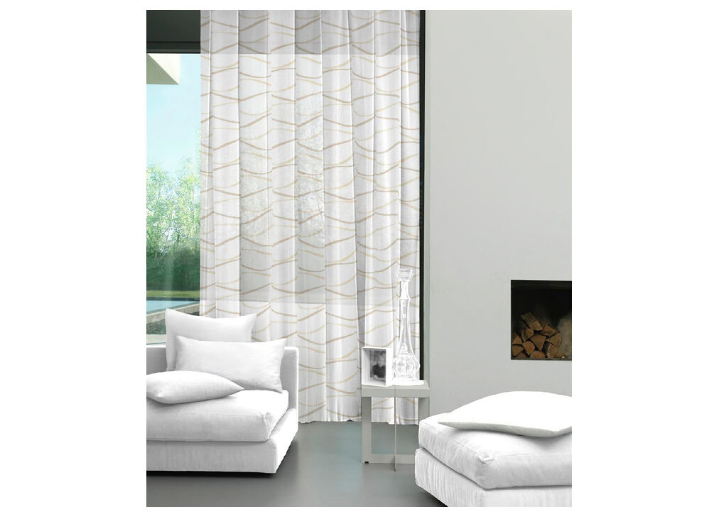 Cortina AQUA cor bege 140x250cm