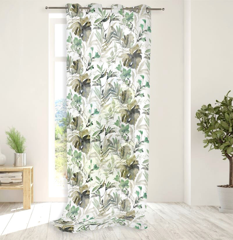 Cortina BELIZE cor bege 140x250cm