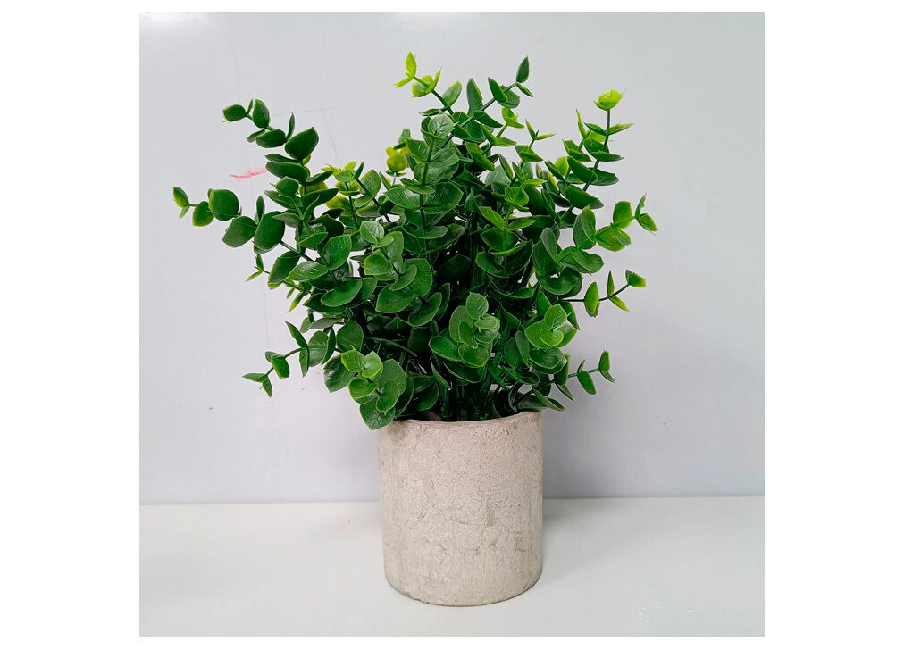Planta artificial com vaso DOMINIC