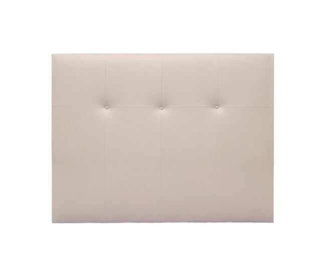 Cabeceira athenas pele sintética bege 145x120cm - conforama