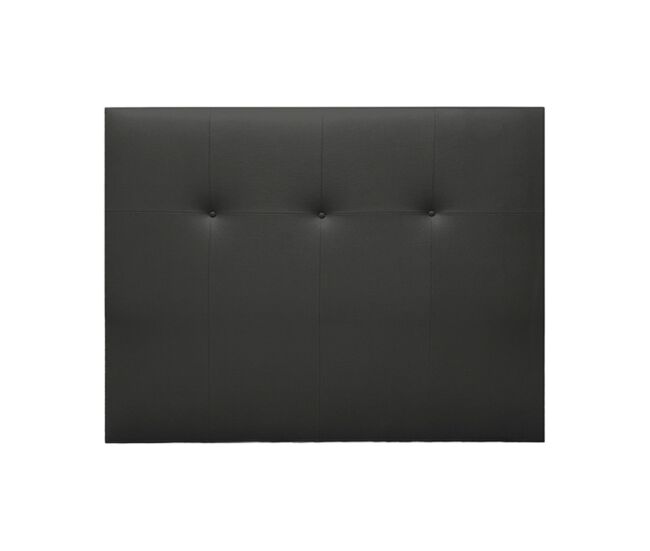 Cabeceira athenas pele sintética noir 145x120cm - conforama