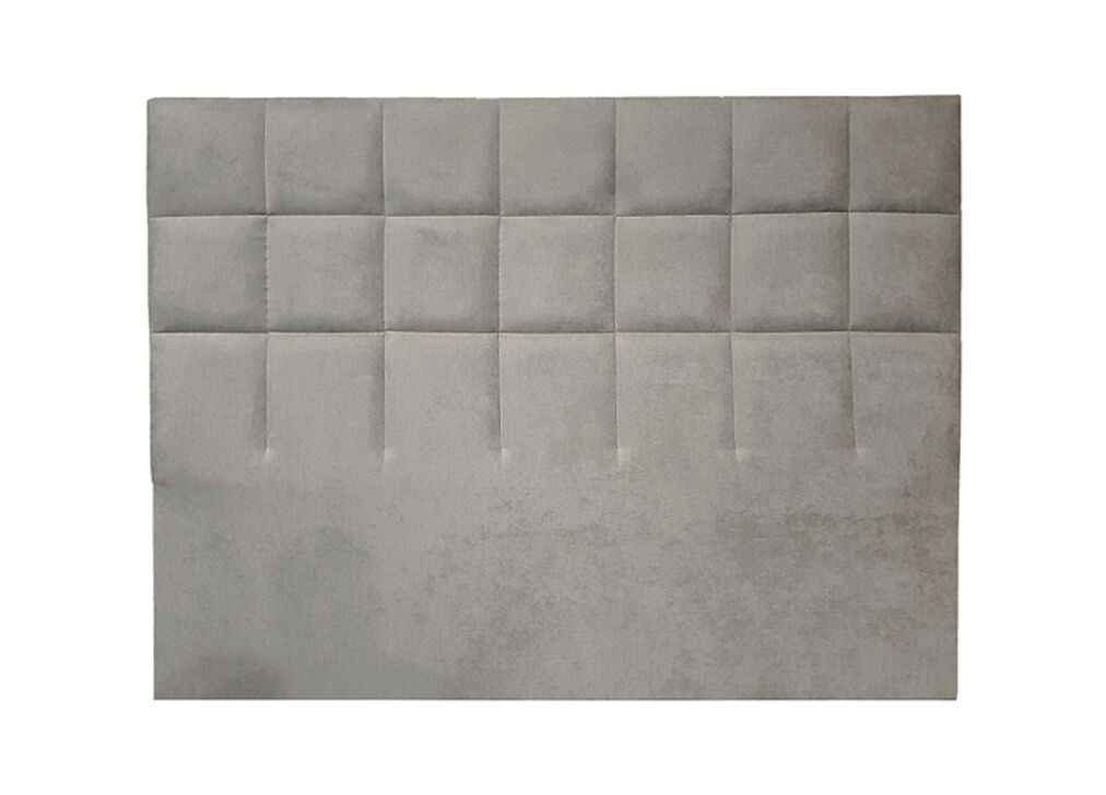 Cabeceira miami tecido cinza 160x120cm - conforama