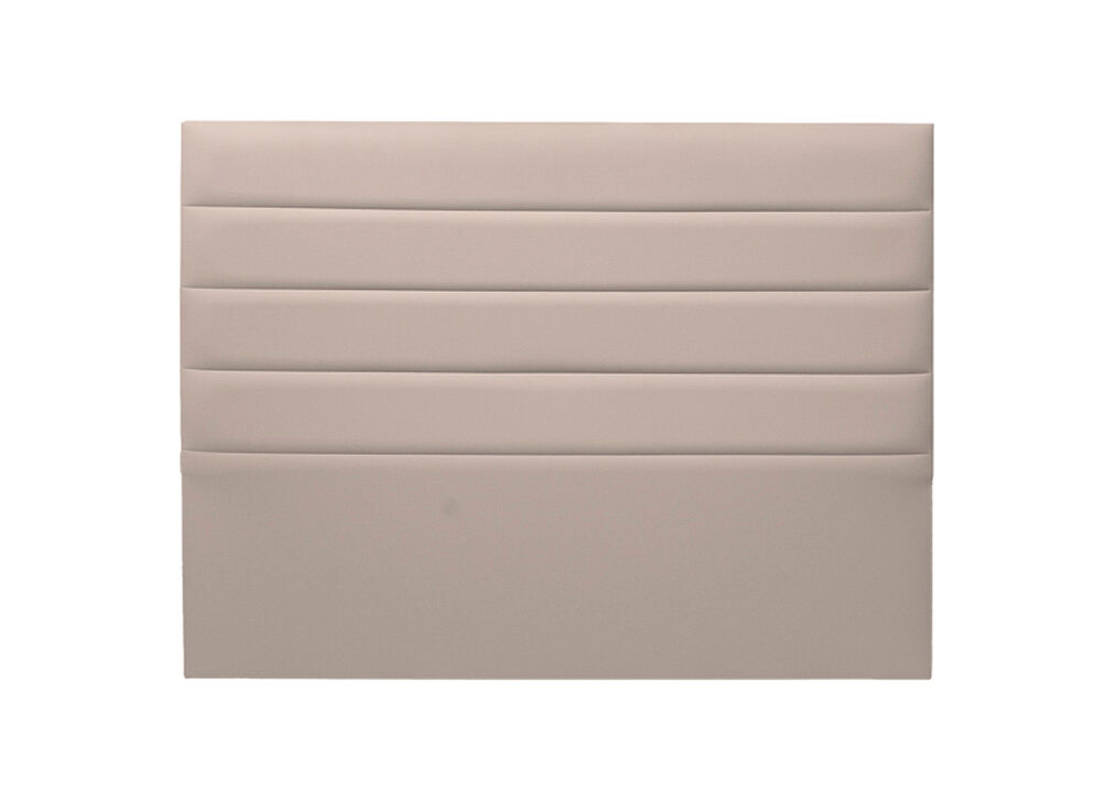 Cabeceira MONTREAL pele sintética areia 160x120cm