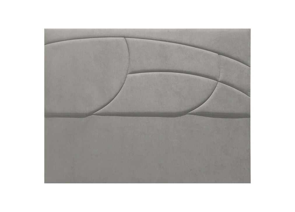 Cabeceira SAVANNAH tecido Cinza Escuro