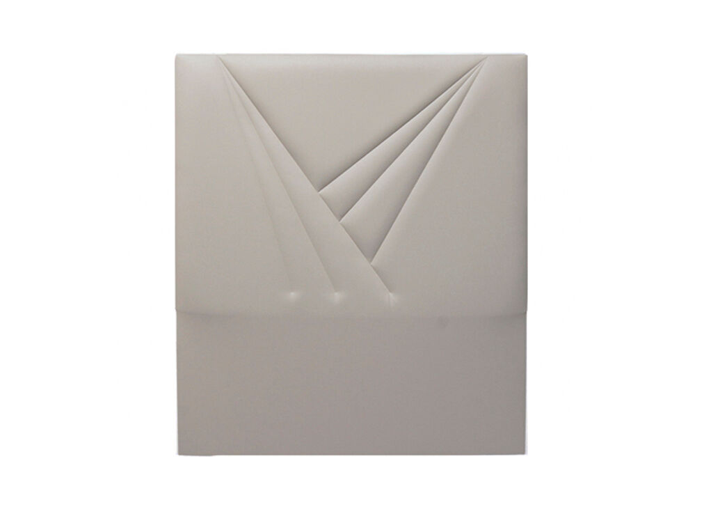 Cabeceira ZENITH marfim 105x120cm pele sintética