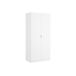 Roupeiro PRACTIK portas batentes 81x184cm branco Roupeiro PRACTIK portas batentes 81x184cm branco Branco