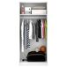 Roupeiro PRACTIK portas batentes 81x184cm branco Roupeiro PRACTIK portas batentes 81x184cm branco Branco
