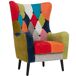Cadeirão CIRCO com estampa patchwork Cadeirão CIRCO com estampa patchwork Multicor