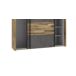 Roupeiro RICCIANO portas deslizantes 230x215cm carvalho Roupeiro RICCIANO portas deslizantes 230x215cm carvalho Carvalho