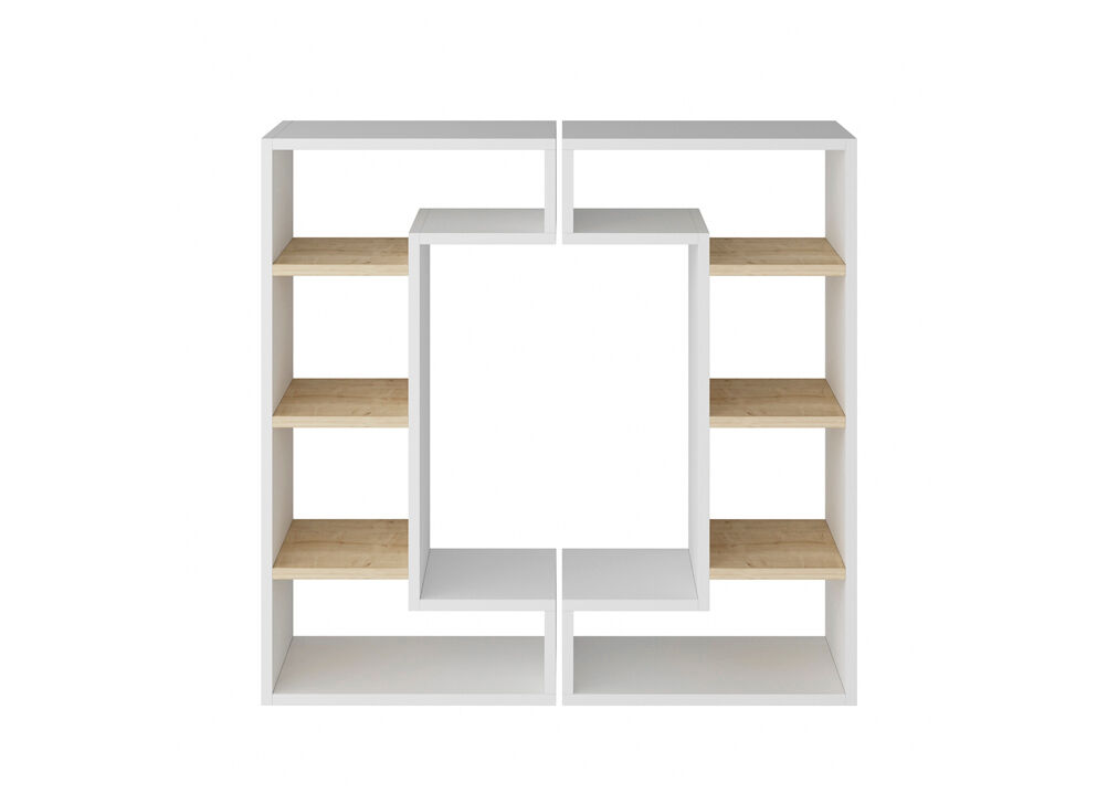 Estante SQUARE cor carvalho branco