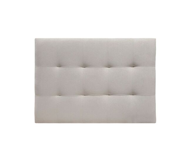 Cabeceira alaska em tecido gris marengo 105x75cm - conforama