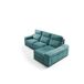Chaise longue 4 lugares com 3 puffs FULL Chaise longue 4 lugares com 3 puffs FULL Azul MÉdio