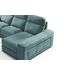 Chaise longue 4 lugares com 3 puffs FULL Chaise longue 4 lugares com 3 puffs FULL Azul MÉdio
