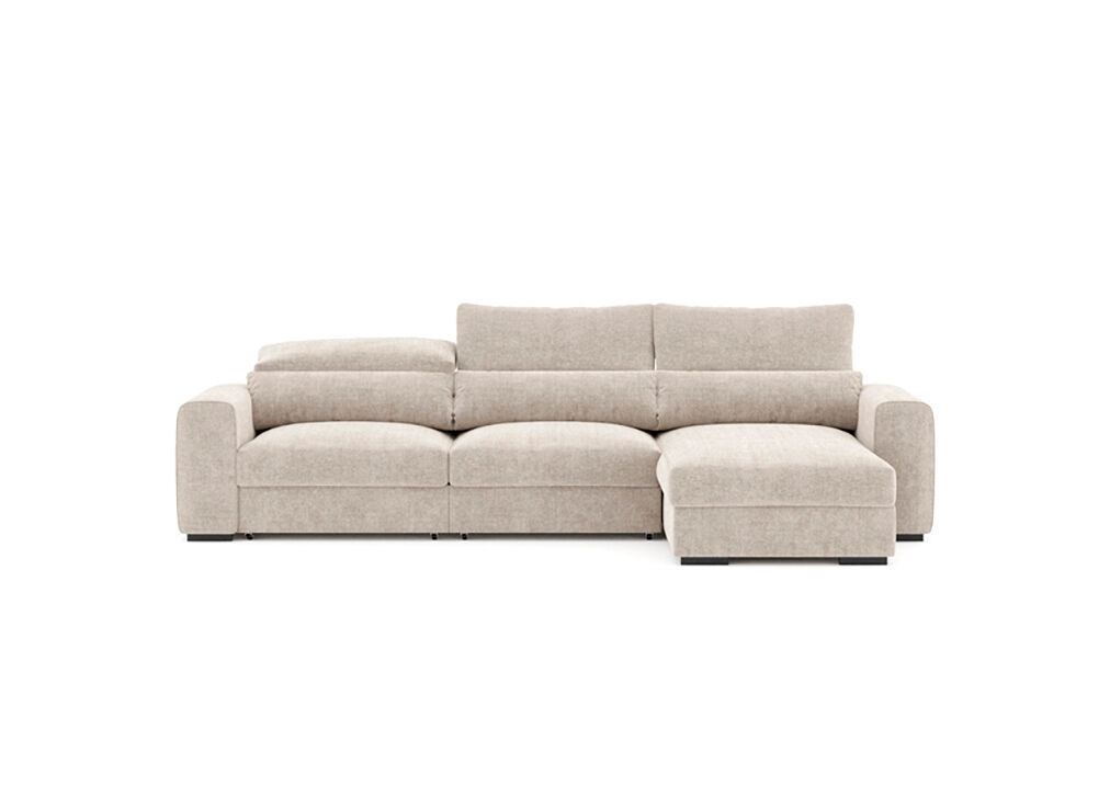 Chaise longue LANDON conversível em cama reversível