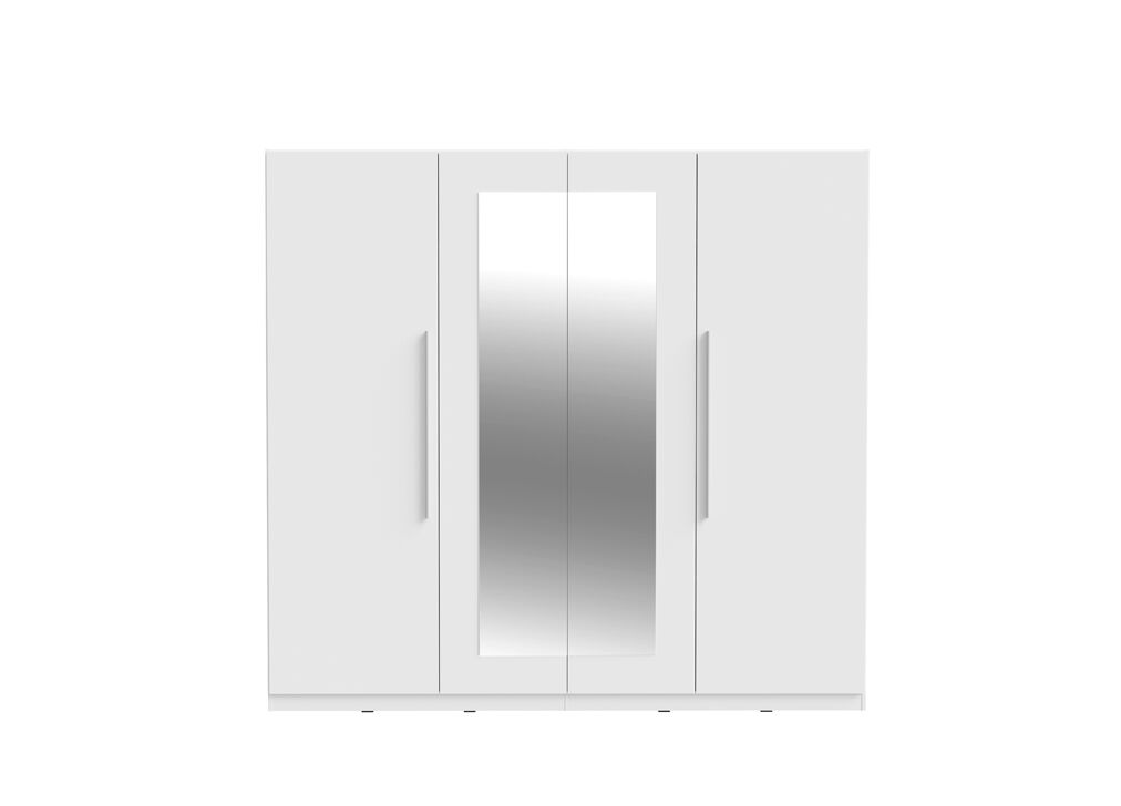 Roupeiro HELEN portas batentes com espelho