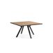 Mesa de jantar quadrada MILENA 136cm carvalho preto Mesa de jantar quadrada MILENA 136cm carvalho preto Madeira