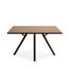 Mesa de jantar quadrada MILENA 136cm carvalho preto Mesa de jantar quadrada MILENA 136cm carvalho preto Madeira
