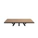 Mesa de jantar quadrada MILENA 136cm carvalho preto Mesa de jantar quadrada MILENA 136cm carvalho preto Madeira