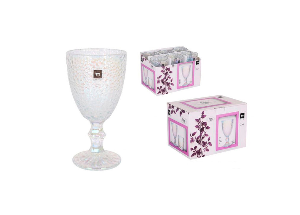 Conjunto copos LUSTER 6 peças marca LA MEDITERRANEA