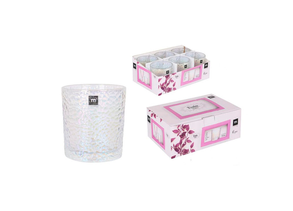 Conjunto copos LUSTER 6 peças marca LA MEDITERRANEA