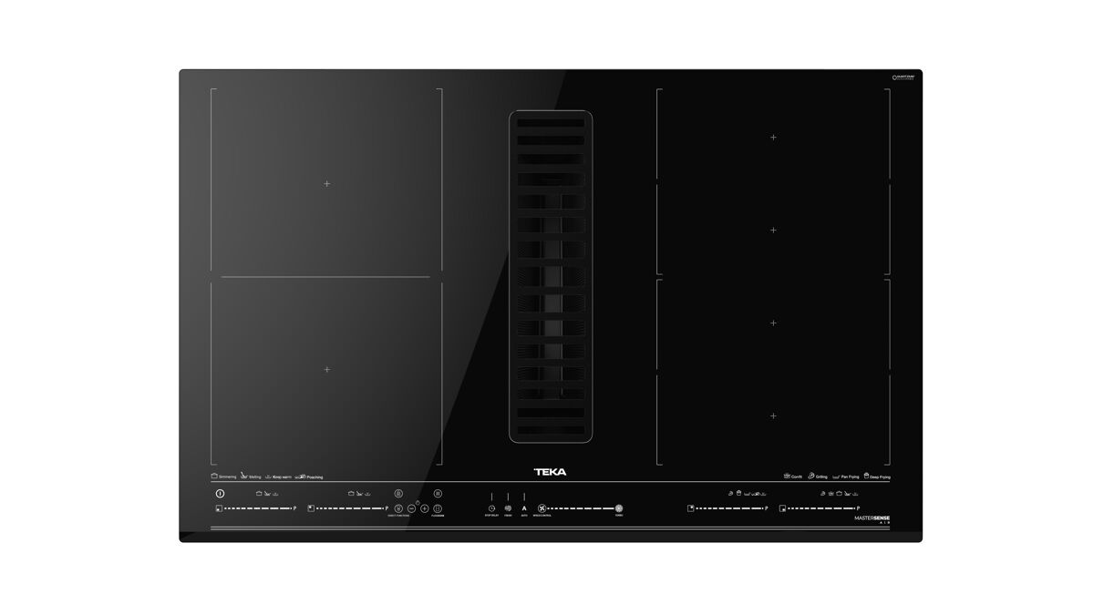 Placa indução com exaustor TEKA FF 87601 MST 80cm 4 zonas