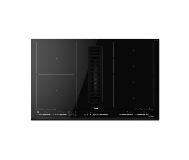 Placa indução com exaustor teka ff 87601 mst 80cm 4 zonas