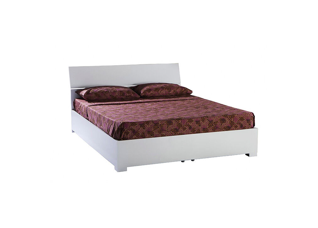 Cama abatível CAPRI 150x190cm cor branco lacado