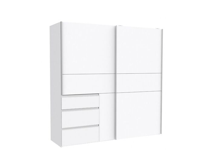 Roupeiro nevada plus portas deslizantes 200x200cm - conforama