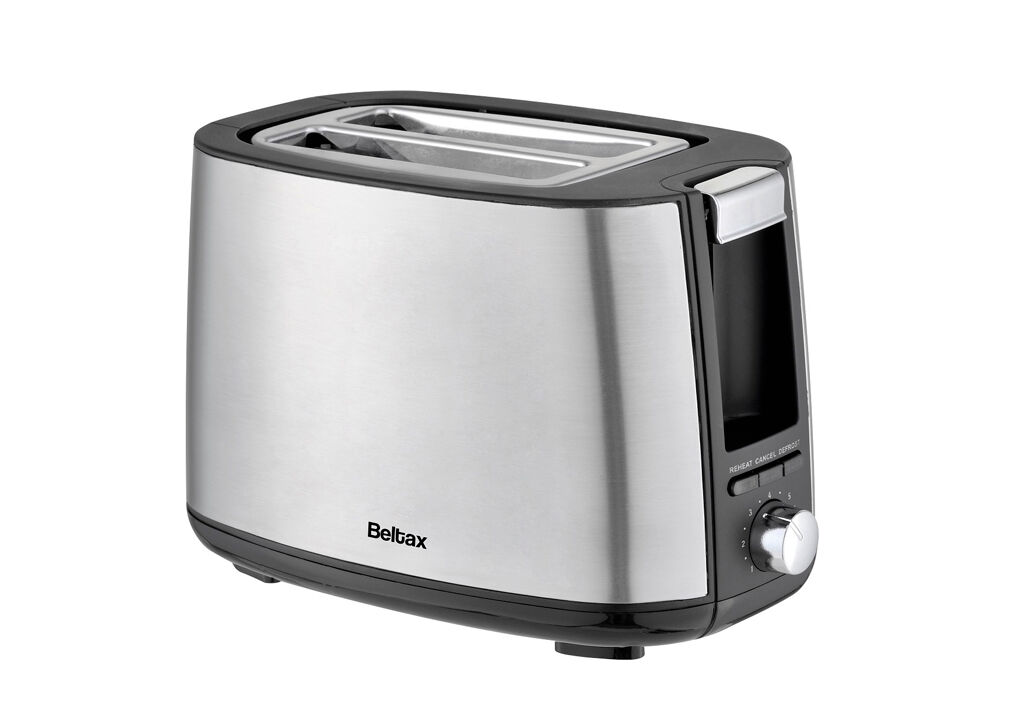 Torradeira de 2 Fendas BELTAX BTE-2006 750W inox