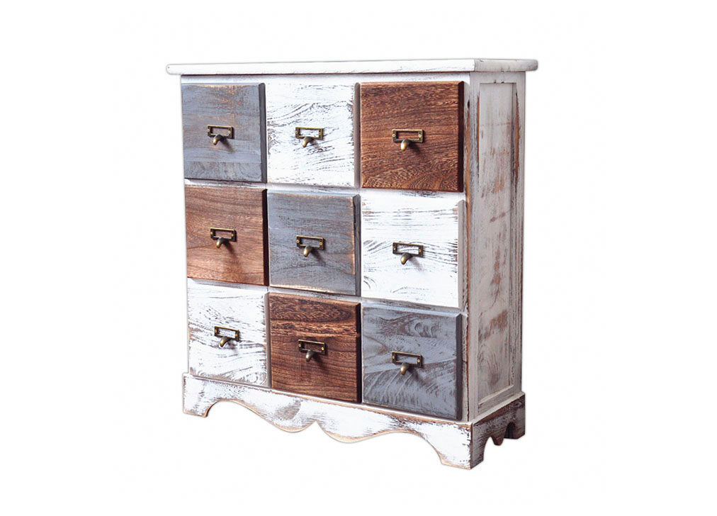 Aparador decorativo com 9 gavetas NADIA