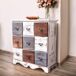 Aparador decorativo com 9 gavetas NADIA Aparador decorativo com 9 gavetas NADIA Branco