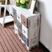 Aparador decorativo com 9 gavetas NADIA Aparador decorativo com 9 gavetas NADIA Branco