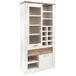 Vitrine dupla 2 portas VERONA Vitrine dupla 2 portas VERONA Branco/ Madeira