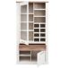 Vitrine dupla 2 portas VERONA Vitrine dupla 2 portas VERONA Branco/ Madeira
