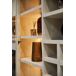 Vitrine dupla 2 portas VERONA Vitrine dupla 2 portas VERONA Branco/ Madeira