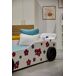 Cama carro HAWAI 90x190cm com leds à frente Cama carro HAWAI 90x190cm com leds à frente Branco