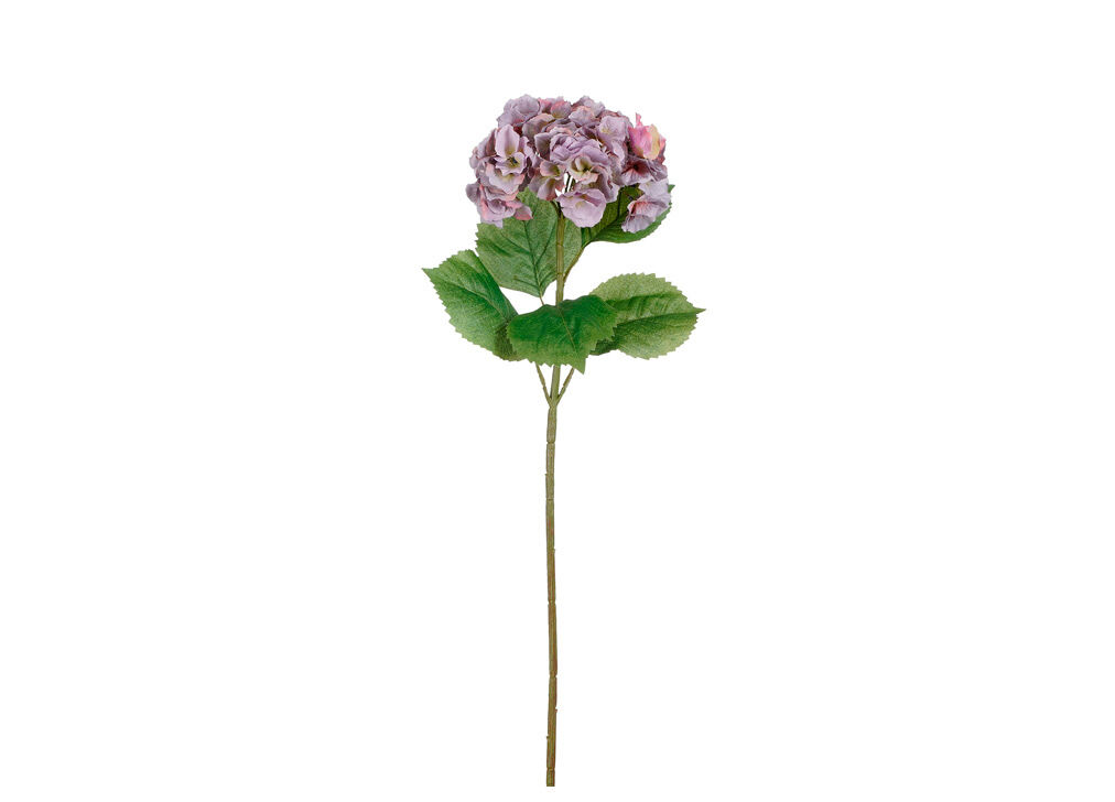 Flor artificial HORTÊNSIA roxa marca MYCA