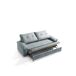 Sofá cama MIXX com almofadas no encosto Sofá cama MIXX com almofadas no encosto Cinza