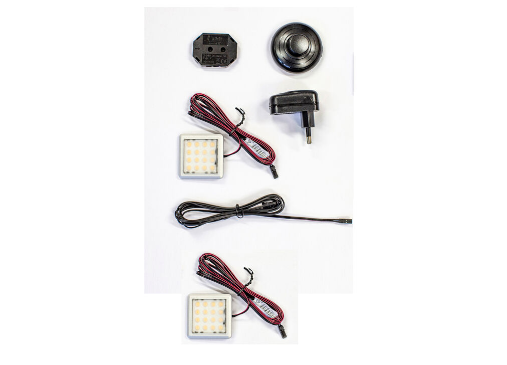 Set de 2 leds quadrados SEQUOIA