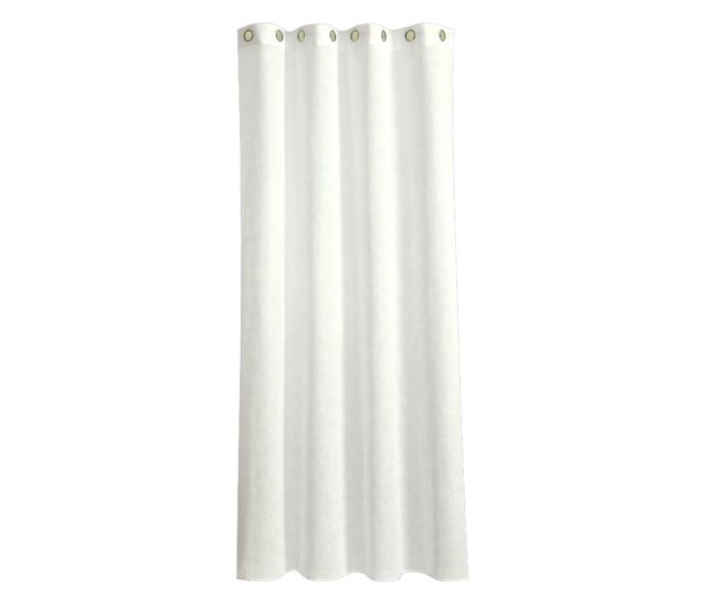 Cortina ollados garona 140x260cm branco