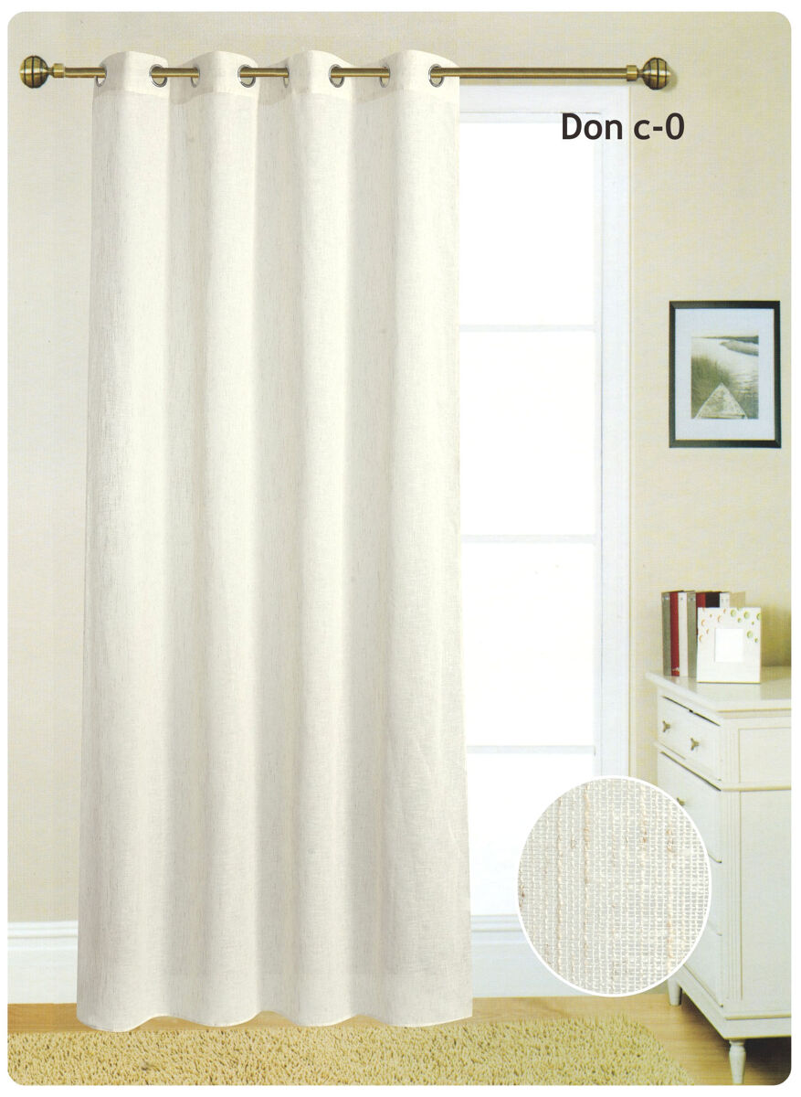 Cortina com ollados DON 140x260cm