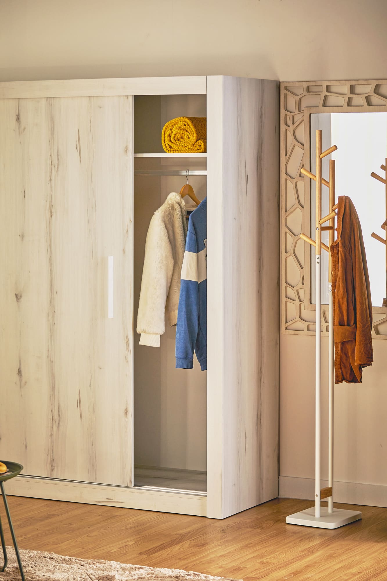 Roupeiro BARI portas deslizantes 182x201cm branco