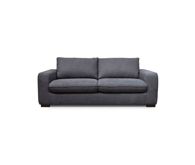 Sofá cama sweet com abertura italiana 3 lugares cor cinza escuro