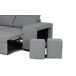 Chaise longue com cama HARRISON Chaise longue com cama HARRISON Cinza