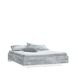 Cama BUGANVILLA 150x190cm con LED Cama BUGANVILLA 150x190cm con LED Branco/cinza