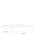 Cama BUGANVILLA 150x190cm con LED Cama BUGANVILLA 150x190cm con LED Branco/cinza